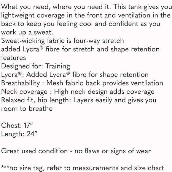 Lululemon Path to Enlightenment Tank - Picture 6 of 6